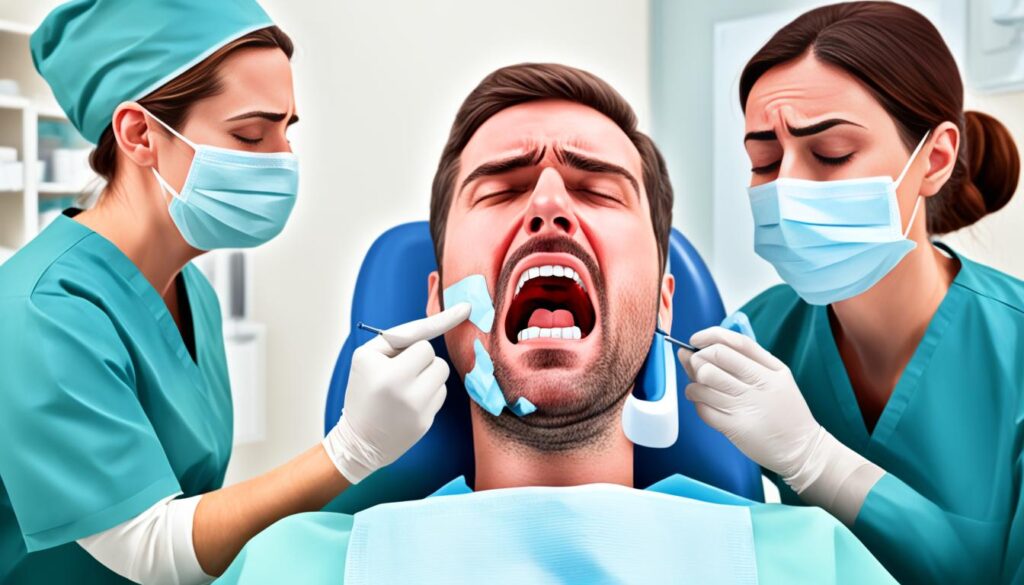 complicações extração de dente/siso